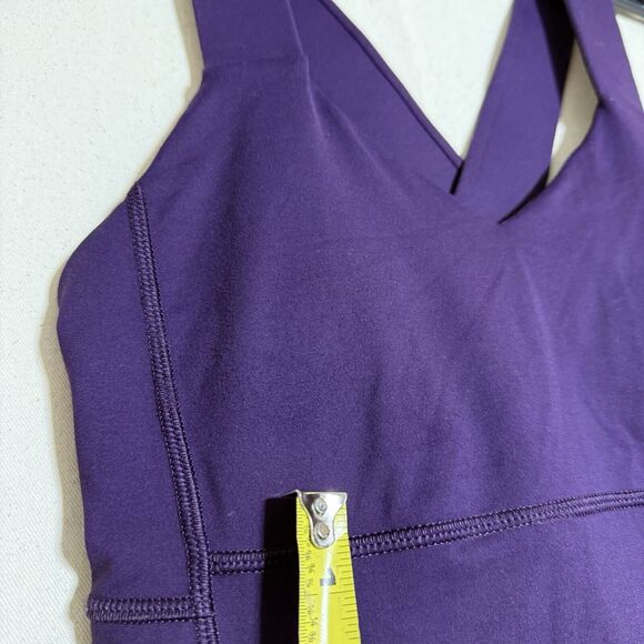 Lululemon Push Ur Limits Tank Top Women's 6 Deep Zinfandel Luxtreme *read detail - Picture 4 of 9